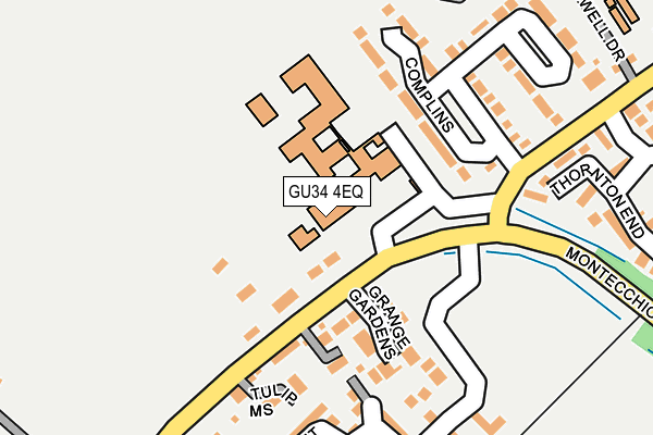 GU34 4EQ map - OS OpenMap – Local (Ordnance Survey)