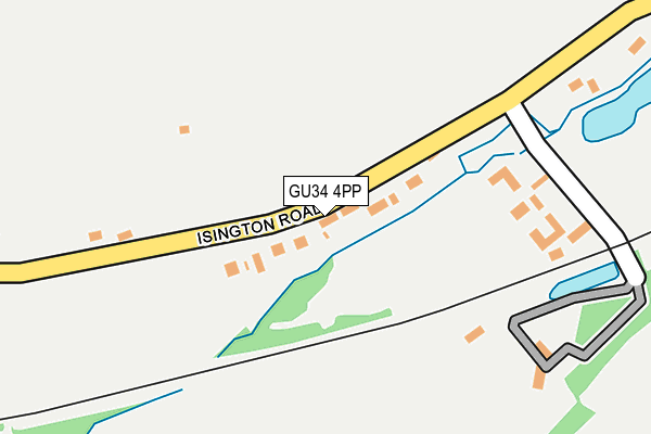 GU34 4PP map - OS OpenMap – Local (Ordnance Survey)