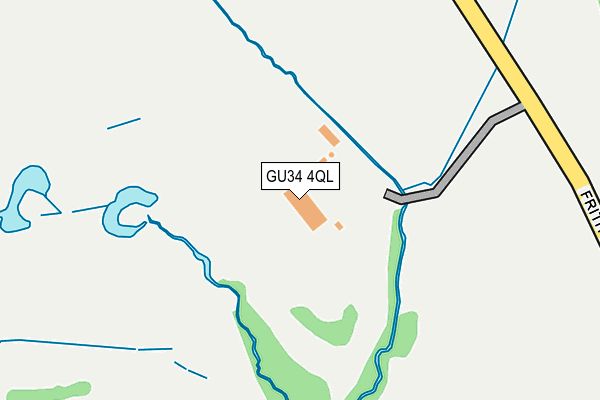 GU34 4QL map - OS OpenMap – Local (Ordnance Survey)
