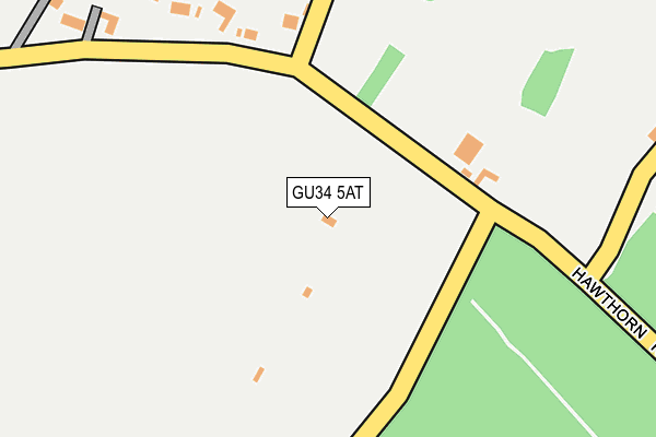 GU34 5AT map - OS OpenMap – Local (Ordnance Survey)