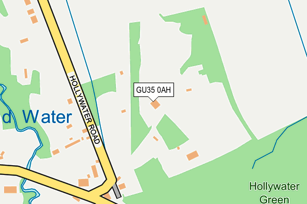 GU35 0AH map - OS OpenMap – Local (Ordnance Survey)