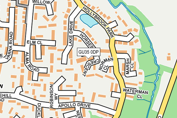 GU35 0DP map - OS OpenMap – Local (Ordnance Survey)