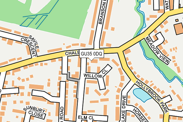 GU35 0DQ map - OS OpenMap – Local (Ordnance Survey)