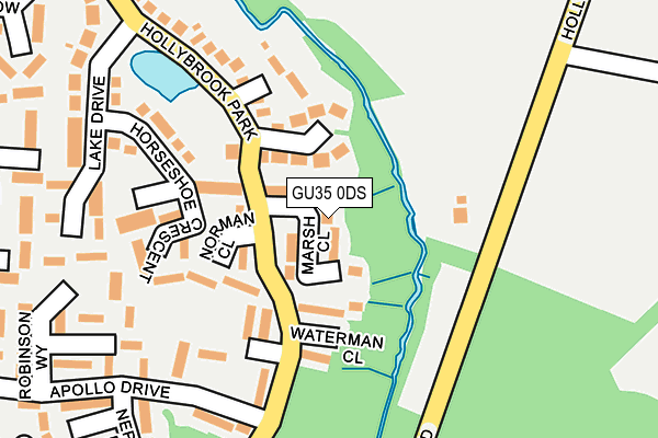 GU35 0DS map - OS OpenMap – Local (Ordnance Survey)