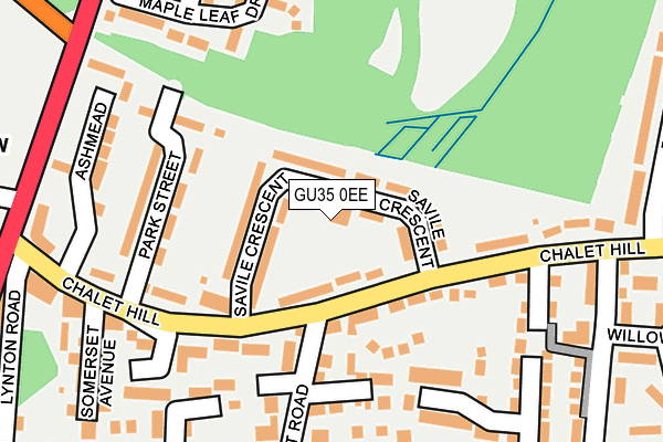 GU35 0EE map - OS OpenMap – Local (Ordnance Survey)