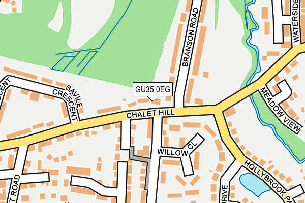 GU35 0EG map - OS OpenMap – Local (Ordnance Survey)