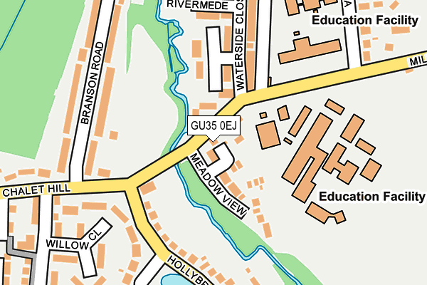 GU35 0EJ map - OS OpenMap – Local (Ordnance Survey)