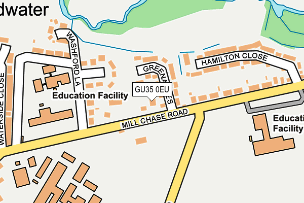 GU35 0EU map - OS OpenMap – Local (Ordnance Survey)