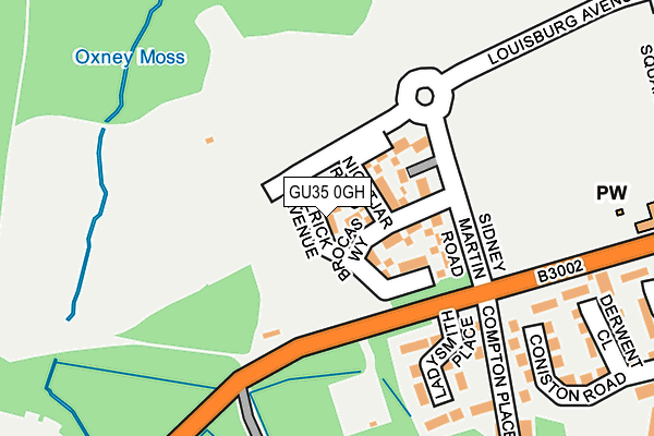 GU35 0GH map - OS OpenMap – Local (Ordnance Survey)