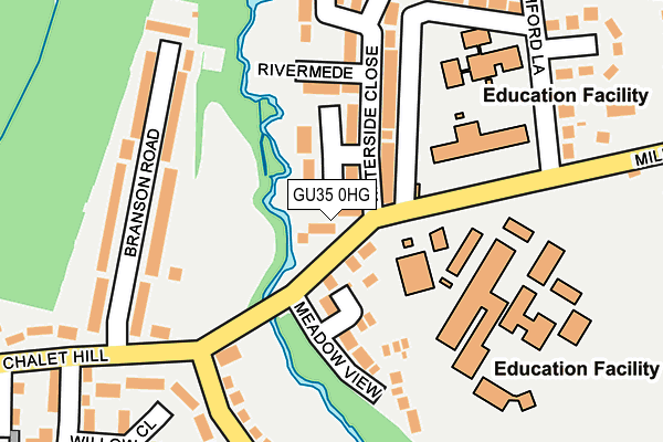 GU35 0HG map - OS OpenMap – Local (Ordnance Survey)