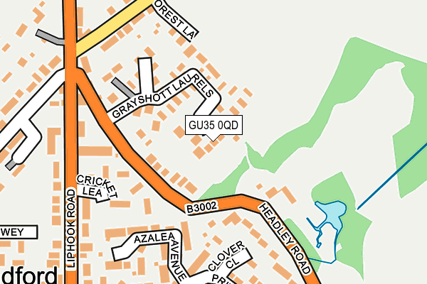 GU35 0QD map - OS OpenMap – Local (Ordnance Survey)