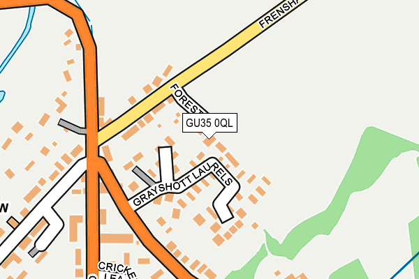 GU35 0QL map - OS OpenMap – Local (Ordnance Survey)