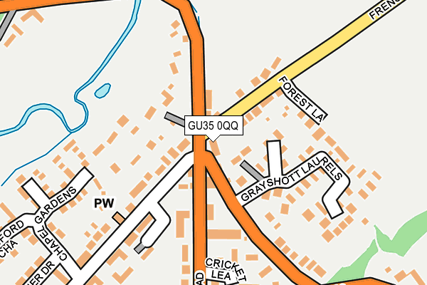 GU35 0QQ map - OS OpenMap – Local (Ordnance Survey)