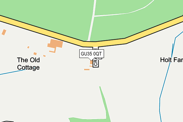 GU35 0QT map - OS OpenMap – Local (Ordnance Survey)