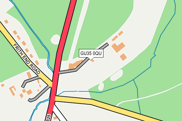 GU35 0QU map - OS OpenMap – Local (Ordnance Survey)