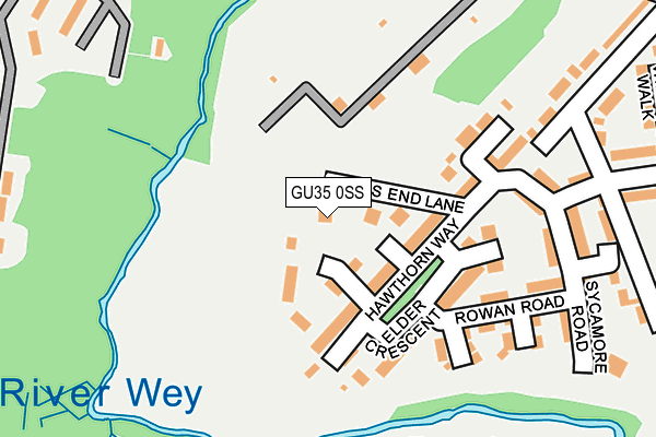 GU35 0SS map - OS OpenMap – Local (Ordnance Survey)