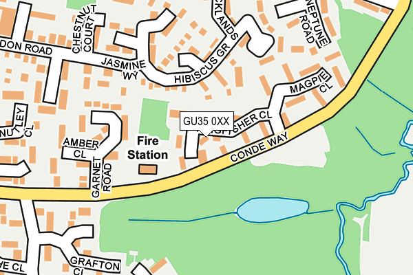 GU35 0XX map - OS OpenMap – Local (Ordnance Survey)