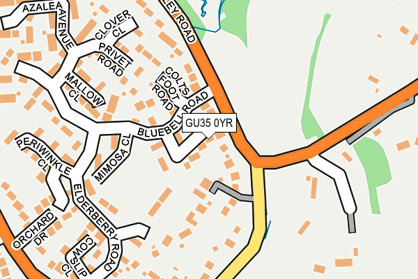 GU35 0YR map - OS OpenMap – Local (Ordnance Survey)