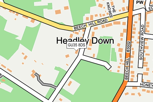 GU35 8DS map - OS OpenMap – Local (Ordnance Survey)