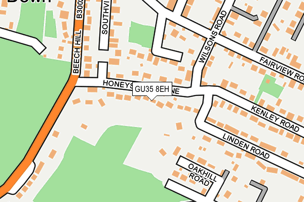 GU35 8EH map - OS OpenMap – Local (Ordnance Survey)