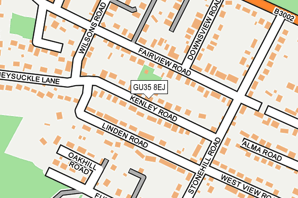 GU35 8EJ map - OS OpenMap – Local (Ordnance Survey)