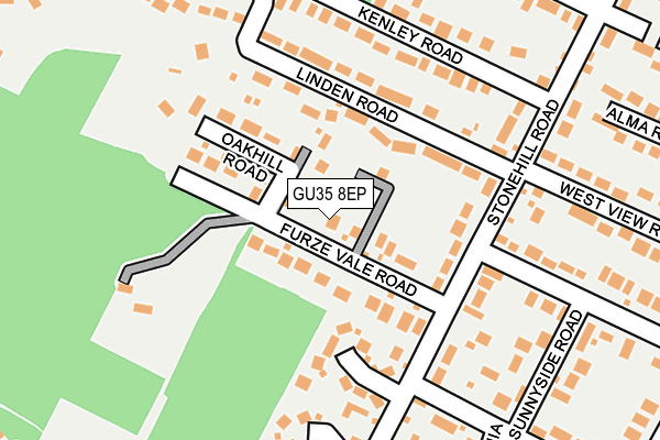 GU35 8EP map - OS OpenMap – Local (Ordnance Survey)