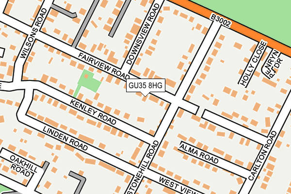 GU35 8HG map - OS OpenMap – Local (Ordnance Survey)