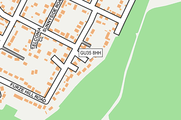 GU35 8HH map - OS OpenMap – Local (Ordnance Survey)