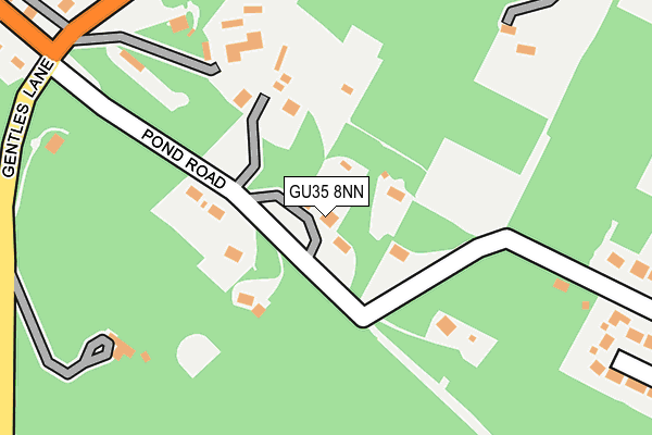 GU35 8NN map - OS OpenMap – Local (Ordnance Survey)