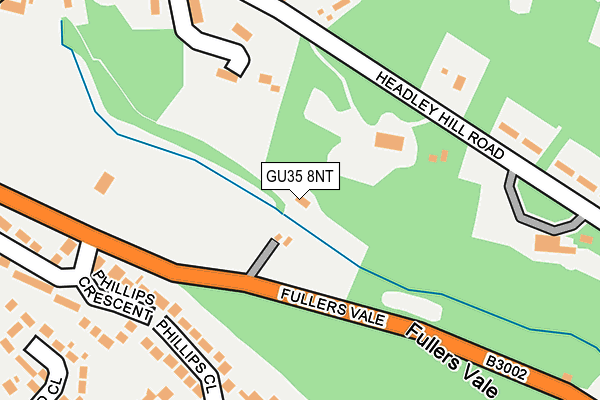 GU35 8NT map - OS OpenMap – Local (Ordnance Survey)