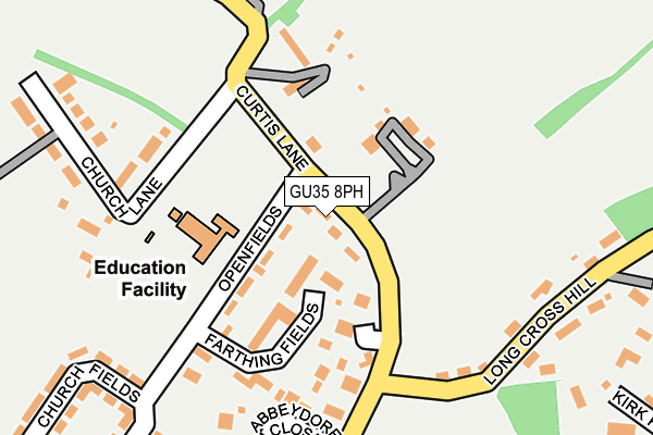 GU35 8PH map - OS OpenMap – Local (Ordnance Survey)