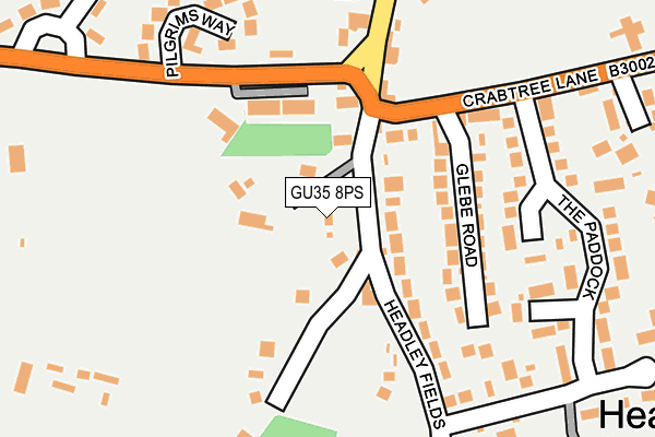 GU35 8PS map - OS OpenMap – Local (Ordnance Survey)