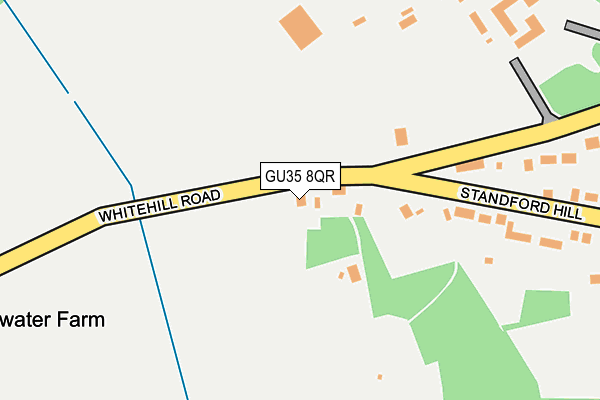 GU35 8QR map - OS OpenMap – Local (Ordnance Survey)