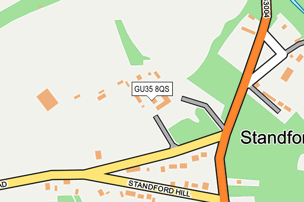 GU35 8QS map - OS OpenMap – Local (Ordnance Survey)