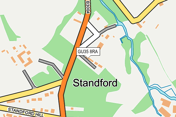 Map of STANDFORD MEDICAL LTD at local scale