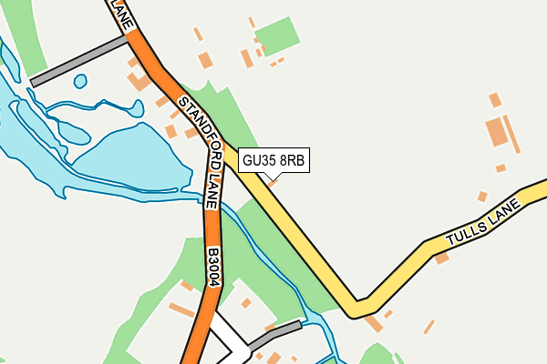 GU35 8RB map - OS OpenMap – Local (Ordnance Survey)