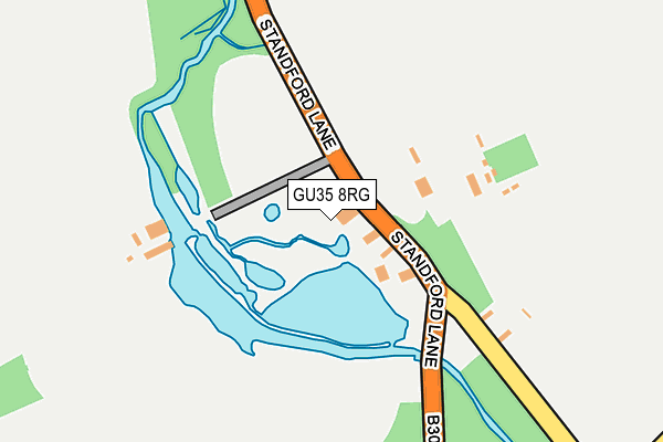 GU35 8RG map - OS OpenMap – Local (Ordnance Survey)