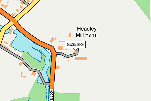 GU35 8RH map - OS OpenMap – Local (Ordnance Survey)