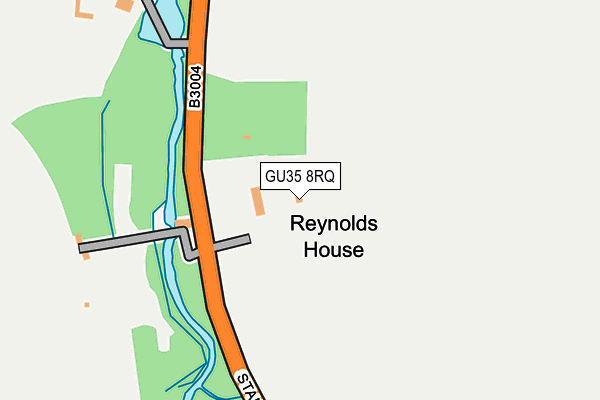 GU35 8RQ map - OS OpenMap – Local (Ordnance Survey)