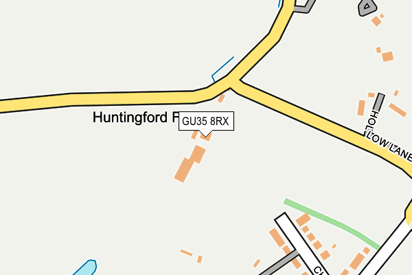 GU35 8RX map - OS OpenMap – Local (Ordnance Survey)