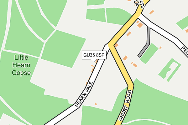 GU35 8SP map - OS OpenMap – Local (Ordnance Survey)