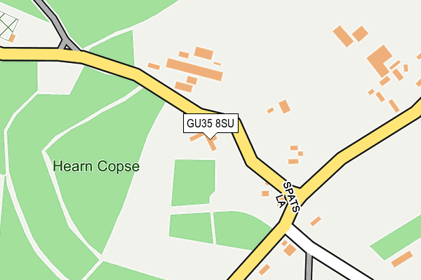 GU35 8SU map - OS OpenMap – Local (Ordnance Survey)
