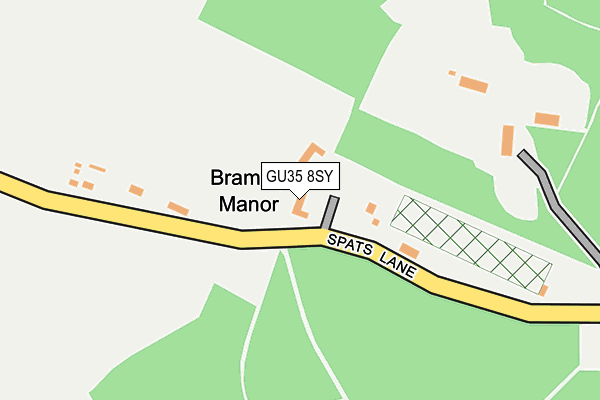 GU35 8SY map - OS OpenMap – Local (Ordnance Survey)