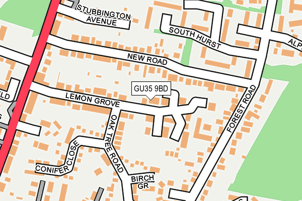 Map of HALO MORTGAGES LTD at local scale