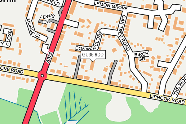 GU35 9DD map - OS OpenMap – Local (Ordnance Survey)