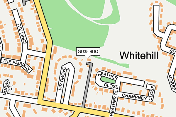 GU35 9DQ map - OS OpenMap – Local (Ordnance Survey)