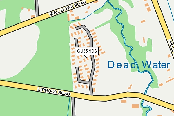 GU35 9DS map - OS OpenMap – Local (Ordnance Survey)