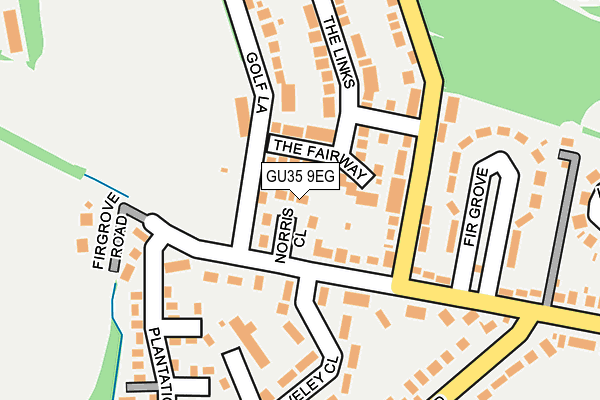 GU35 9EG map - OS OpenMap – Local (Ordnance Survey)