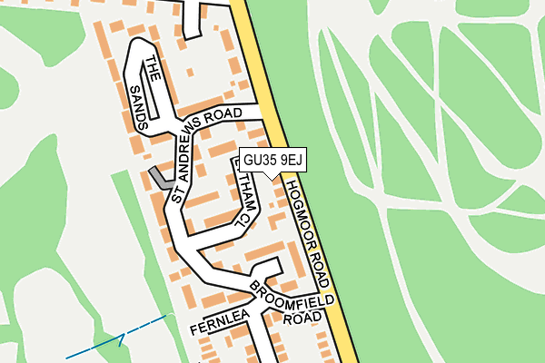 GU35 9EJ map - OS OpenMap – Local (Ordnance Survey)