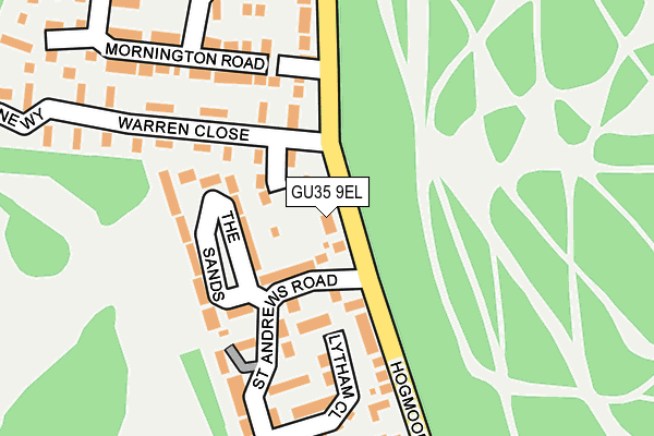 GU35 9EL map - OS OpenMap – Local (Ordnance Survey)